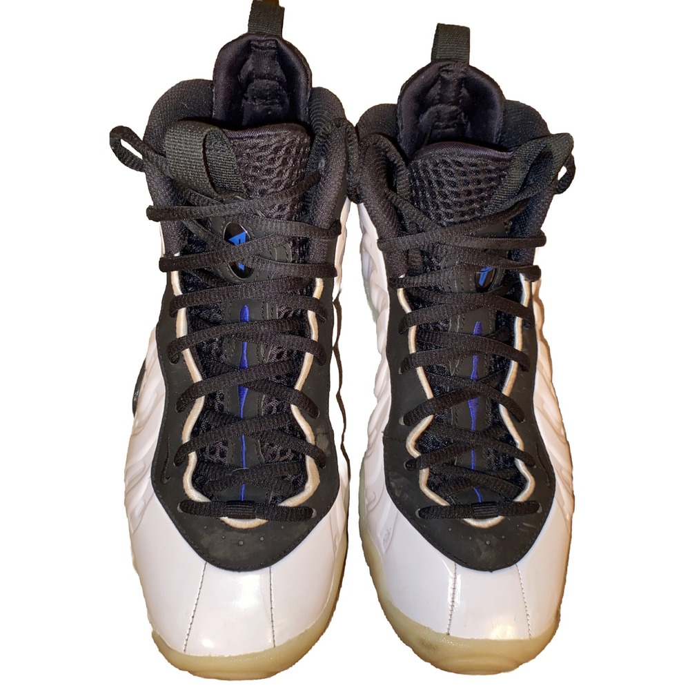 Nike Little Posite One GS Orlando Home Royal Black White Blue Logo Youth 5.5Y